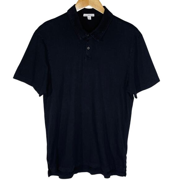 James Perse Other - JAMES PERSE Standard Men’s Black Short Sleeve Slim Fit Polo 3/Large